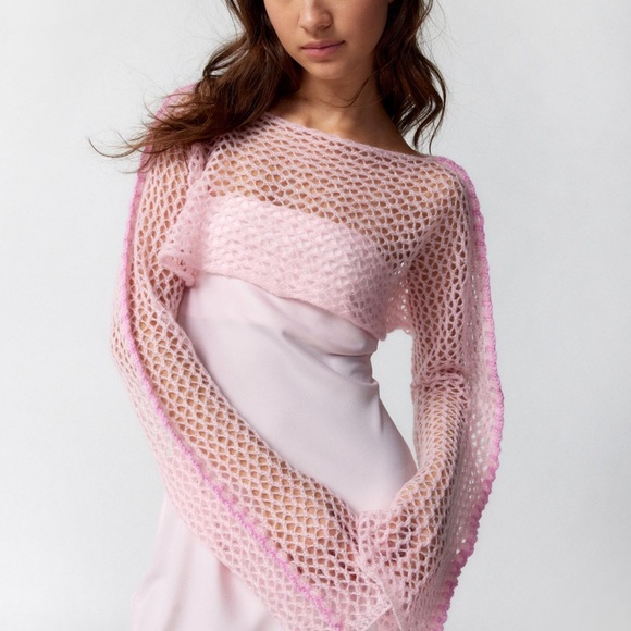 Pink Crochet Top - Picture 1 of 3